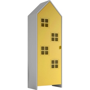 Vipack Жълт/бял детски гардероб 58x172x37 cm Casami Bruges - Vipack (CSBR1421)