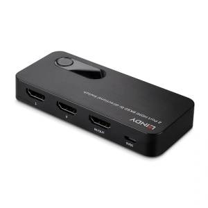 Lindy Превключвател двупосочен HDMI 8K60Hz, 2 порта 38339 (38339)