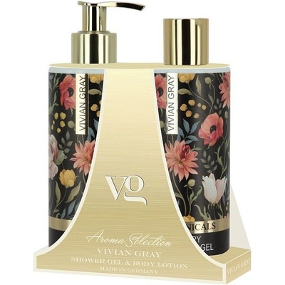 Vivian Gray Botanicals sprchový gel 250 ml + tělové mléko 250 ml dárková sada