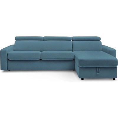 Bobochic Син разтегателен ъглов диван (променлив) Monaco - Bobochic Paris (WT-LUZZ-NRPU-W_1 P1249 N.CZ)