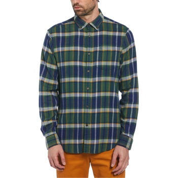 Image 1 of Original Penguin Риза с дълъг ръкав Original Penguin Men's Long Sleeve Patterned Shirt - Medieval Blue