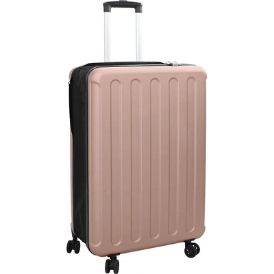 vidaXL Куфар Розово златисто 50 x 30 x 76 см ABS пластмаса (42006240)