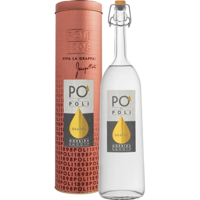 Grappa Po di Poli Morbida 40% 0,7 l (čistá fľaša)