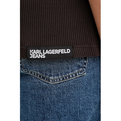 Karl Lagerfeld Jeans Памучна тениска Karl Lagerfeld Jeans (A1M17049)