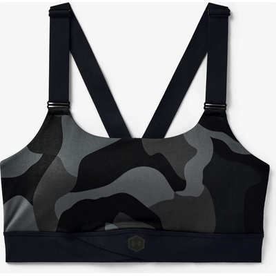 Under Armour Дамски спортен сутиен Under Armour Rush Mid Camo Bra Under Armour | Cheren | ЖЕНИ | XL