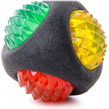 JK ANIMALS blikajúca Led TPR lopta Strong 8 cm