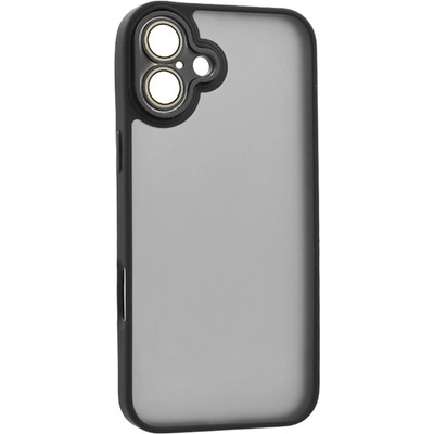 Gigapack iPhone 16 GIGAPACK Силиконов протектор за телефон, удароустойчив, протектор за камера, ЧЕРЕН GP-160102 (GP-160102)