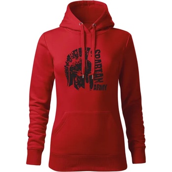 Image 1 of DRAGOWA дамски суитшърт с качулка Леонид, червен, 320г/м2 (8503)