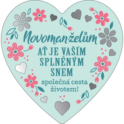 Albi Plaketka srdce - Novomanželům