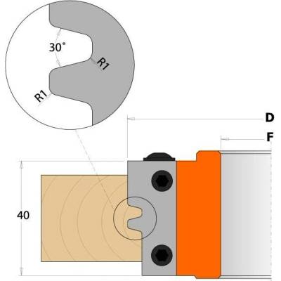 CMT Orange Tools CMT Nůž pro C694009 - pár žiletek 40x18x2mm