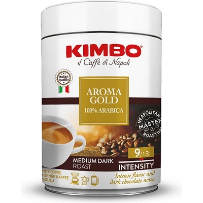 KIMBO Мляно кафе Kimbo AROMA GOLD 100% ARABICA, 250 гр (1010054)