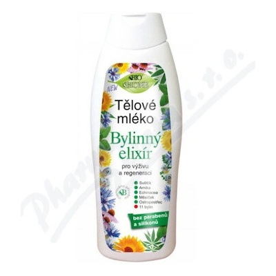 BIONE Bylinný elixír tělové mléko 500ml