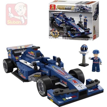 Sluban B0353 Formule F1 Racing Car Modrá 257 ks