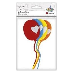TITANUM Craft-Fun Series Felt Decoration Balloons (20CR0312-21)