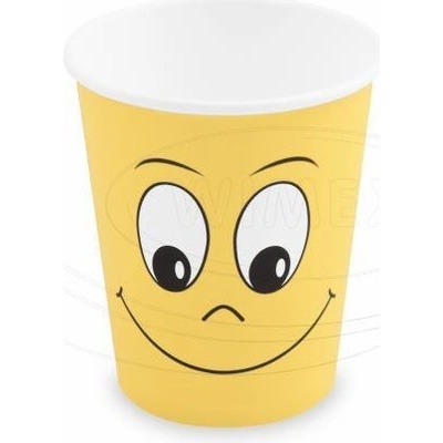 Wimex Papierový pohár Smile O80mm 280ml `M: 0,2L 8oz`