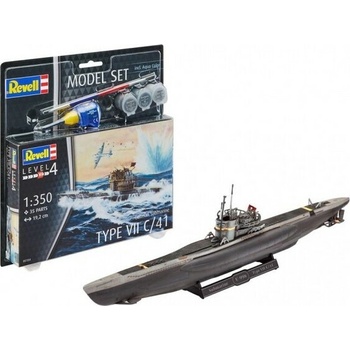 Revell Model set U Boot Type VII C 41 Kriegsmarine 65154 1:350