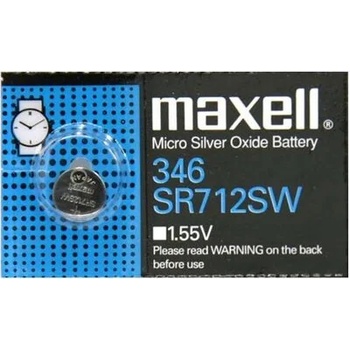 Maxell Бутонна батерия сребърна maxell sr712 sw 1.55v / 346 (ml-bs-sr712-sw)