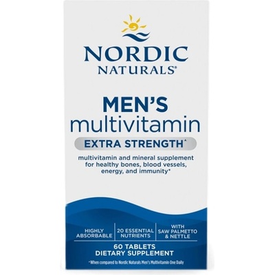 Nordic Naturals Men's Multivitamin Extra Strength [60 Таблетки]