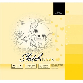 Bourgeois Бележник Bourgeois 200х200 24л. Бели Тв. К. 2126 (1120658-02-218342-2126)