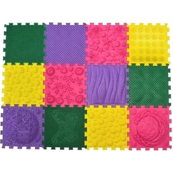 Ortho Puzzle Ortho Puzzle: Комплект ортопедични масажни постелки - 12 части (ORT-ASSORTED12)