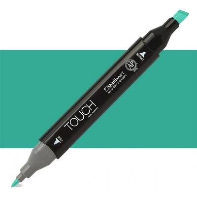 Lihová fixa TOUCH oboustranná Fine & Chisel, Turquoise green light (BG57)