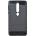 Forcell Противоударен Силиконов Калъф за Nokia 6.1, Forcell Carbon Case, Черен (5901737899675)