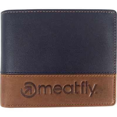 Meatfly Eddie Premium Leather Navy Brown