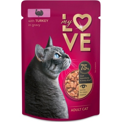My Love s morčacím mäsom v jemnej omáčke 85 g