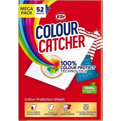 K2r Ubrousky pro praní prádla Color Catcher 52 ks