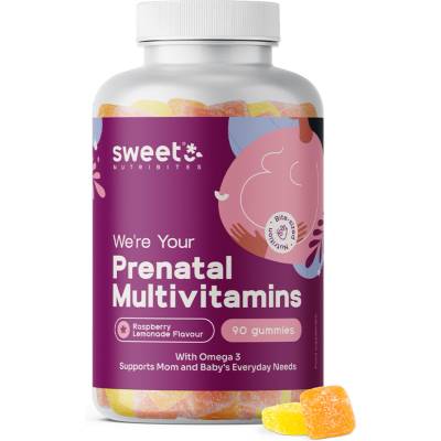 Sweet Nutribites Prenatal Multivitamins + Omega 3 - 90 гумени бонбони