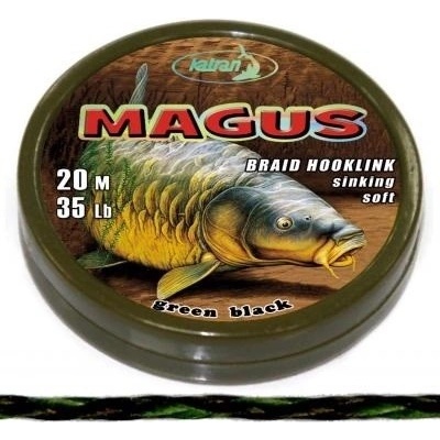Katran Měkká šňůra Braided hook links MAGUS 20m 25lb