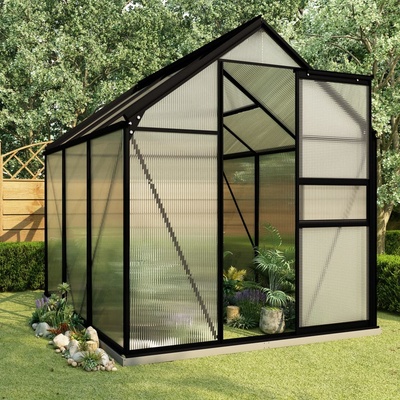 Shumee s podkladovým rámem antracitový hliník 3,61 m²