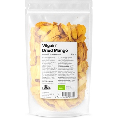 Vilgain Mango sušené BIO 250 g – Zboží Dáma