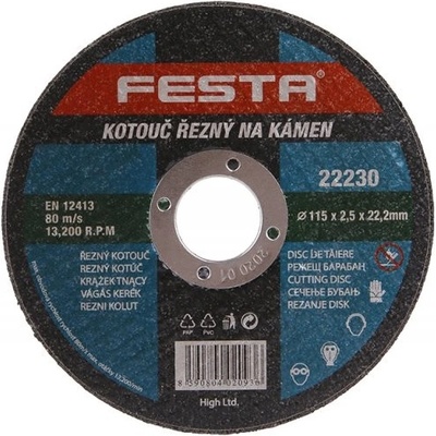 Festa Kotúč na kameň rezný 115 × 2,5 × 22,2 mm 122230