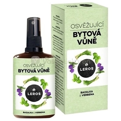 LEROS Bytová vůně bazalka & verbena 100 ml