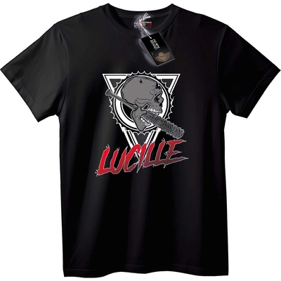 NOONEBRAND Тениска Череп Луси Бейзболна Топка - 2XL, Black