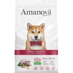 Amanova adult medium large obesity turkey delight - пълноценна храна за пораснали кучета от средни и едри породи с наднормено тегло, с пуйка - 10 кг, Испания - 33181