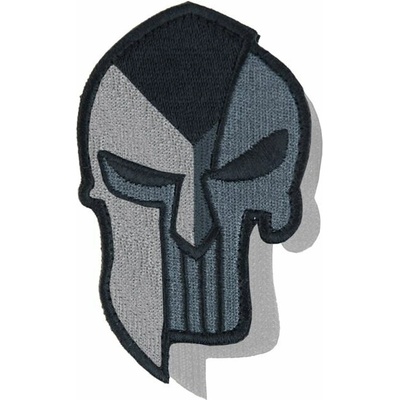 Nášivka: PUNISHER Spartan [ssz] antracitová | černá