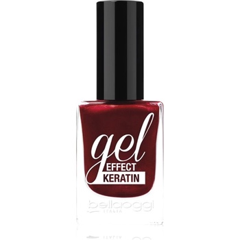 bellaoggi Gel Effect Keratin Nail Polish лак за нокти цвят Fire Red 10ml