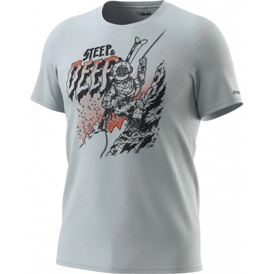 Dynafit Artist Series 24/7 pánské tričko s krátkým rukávem Moon STEEP&DEEP
