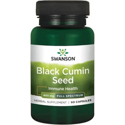 Swanson Black Cumin Seed, 400 mg, 60 капсули, Swanson (SW1361)