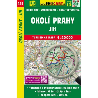 Okolí Prahy jih 1:50 000
