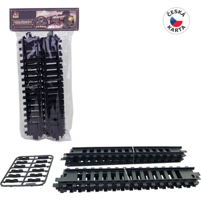 MaDe Koleje sada 22 cm rovný díl 6 ks spojky