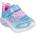 Skechers Маратонки Skechers Kids' Leather Light Up Trainers - Blue/Multi