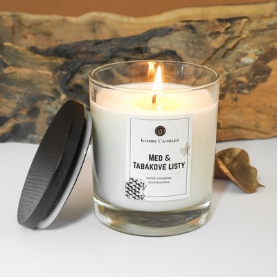 Kimmy Candles Med & Tabákové listy 220 g