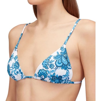 SUNDEK Caladesi flower print triangle bikini top - Blue (Bilberry)