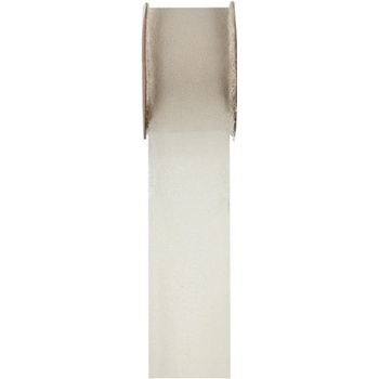 Organzová stuha - Ivory 4 cm
