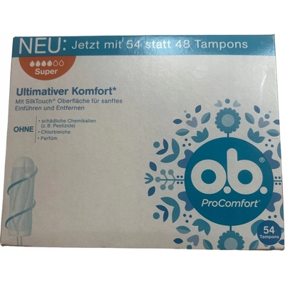 O.B ProComfort Tampóny Super 54 ks