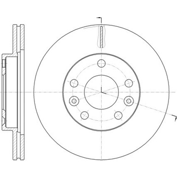 Brzdový kotúč REMSA 61478.10