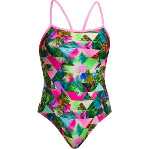 Funkita Дамски бански костюм Funkita Women's Single Strap One Piece Swimsuit - Sub Lime - размер 34 (EU) (150-5660-1312)